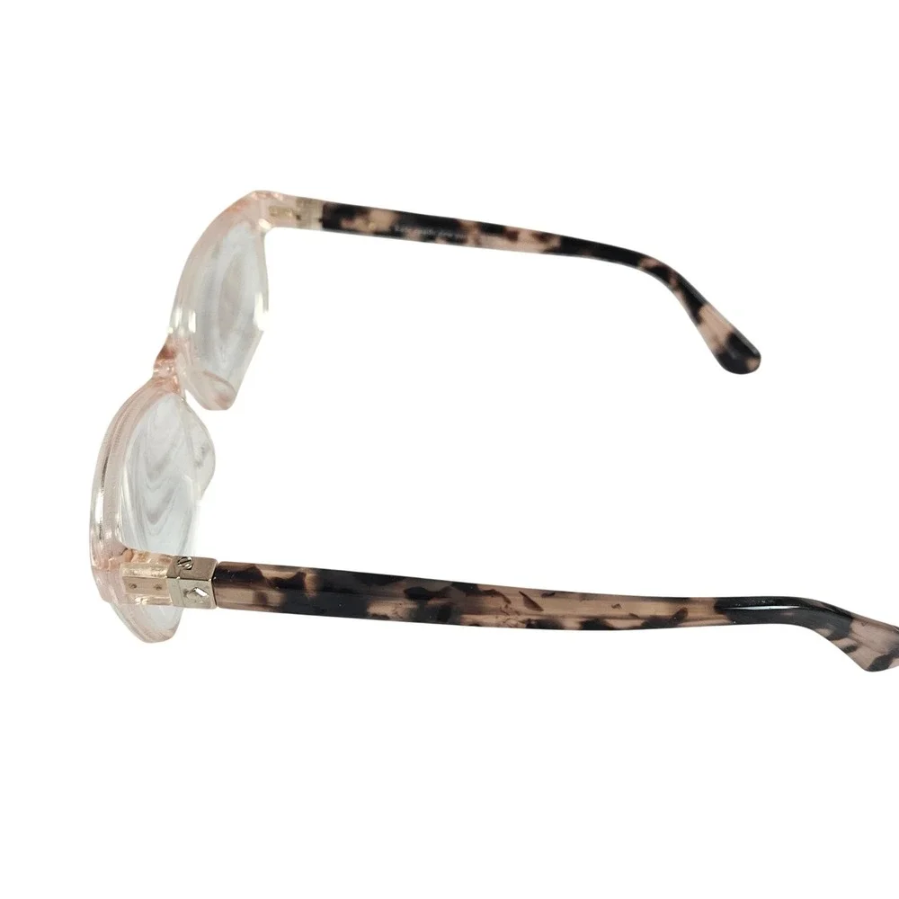 Kate Spade Calley HT8 eyeglasses, transparent pink havana acetate 52‎ 140